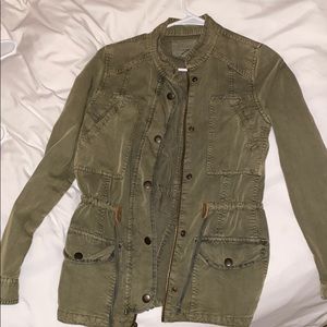 Green utility jacket